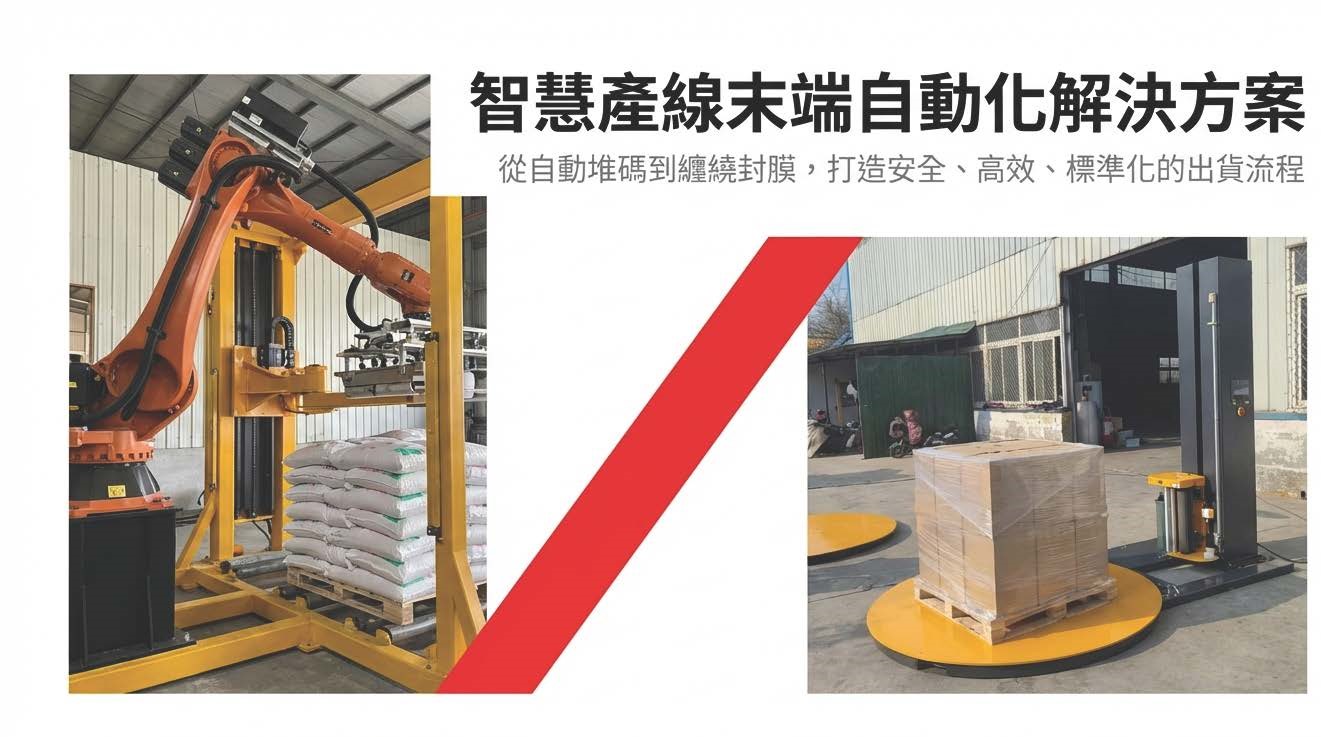 自動封膜理袋堆疊機 頁面 01